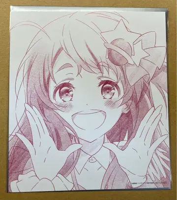 좀비랜드 사가 미나토 사쿠라 입장객 특전 새로 그린 미니 색지풍 카드