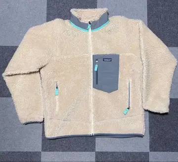 patagonia 플리스 자켓 L 사이즈 베이지/그레이