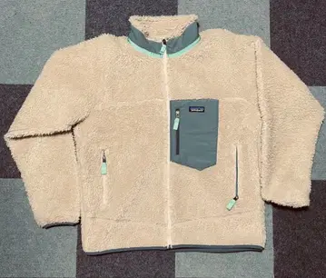 patagonia 플리스 자켓 L 사이즈 베이지/그레이