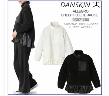 댄스킨 DANSKIN 플리스 시프 플리스 자켓 M 블랙