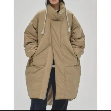 TODAYFUL 올리브 후드 부착 롱 몬스터 다운