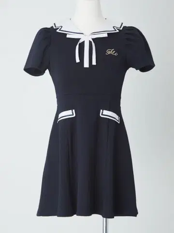 Ank Rouge Me 자수 폴로 원피스