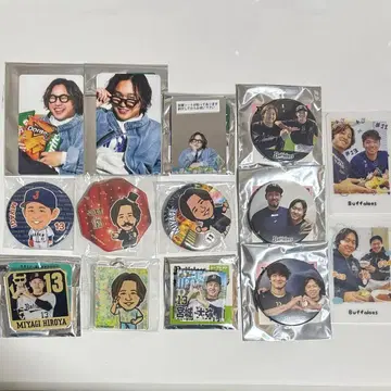 오릭스 미야기 히로야 캔뱃지 트레이딩 카드 오프샷 캔뱃지