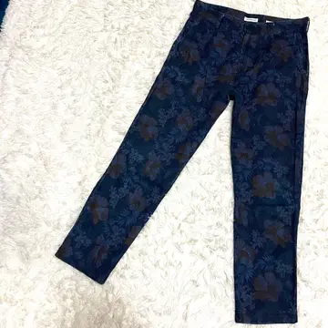 URBAN RESEARCH 어반 리서치 꽃무늬 팬츠 네이비 40 일본제