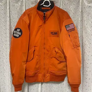 AVIREX AIR NATIONAL GUARD MA-1 타입 오렌지 L