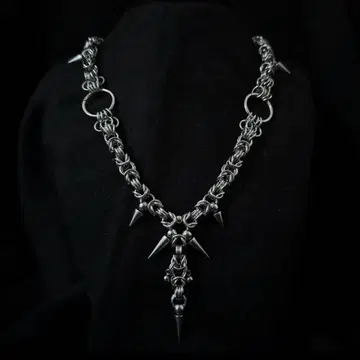 archive necklace opium edgy goth rock