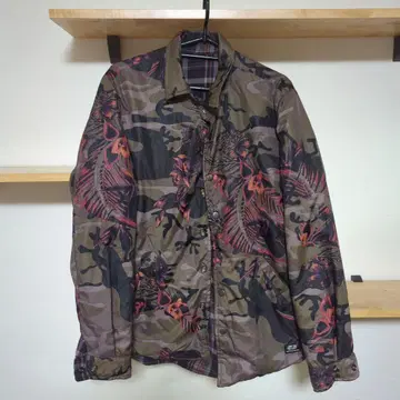 FIFTYFIVESDL 카모플라쥬 꽃무늬 셔츠