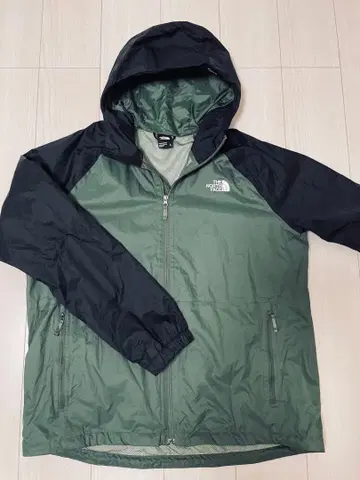 THE NORTH FACE 나일론 자켓 올리브 그린/블랙