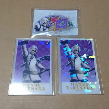 전국BASARA 캡슐 복권 타케나카 한베에 세트