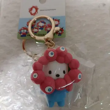 산리오 미야쿠미야쿠 파스텔 입체 마스코트 포차코 키링