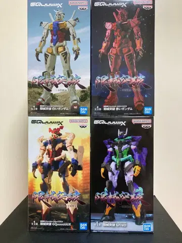 기동전사 건담 GQuuuuuuX 지크액스 한계돌파 피규어 4종