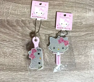 헬로키티 키라데코 미니 거울 참 산리오 챠미키티