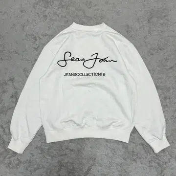 션 존 맨투맨 로고 자수 양면 프린트 XL BZ49