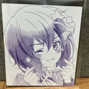 극장판 좀비랜드 사가 특전 미니 색지풍 카드 프랑슈슈 3호 아이