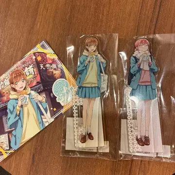 푸른상자 나루토타이야키혼포 콜라보 아크릴 스탠드 세트 덤 포함