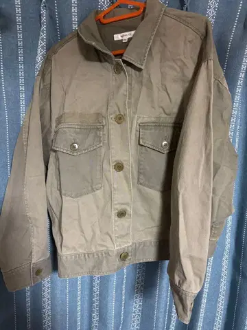 [ 미사용 ] moussy 자켓 (카키)