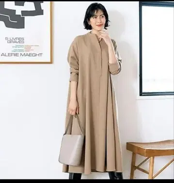 지비키 이쿠코 x eclat 어른 볼륨 원피스