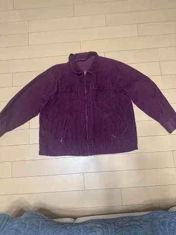 코듀로이 와인 레드 자켓