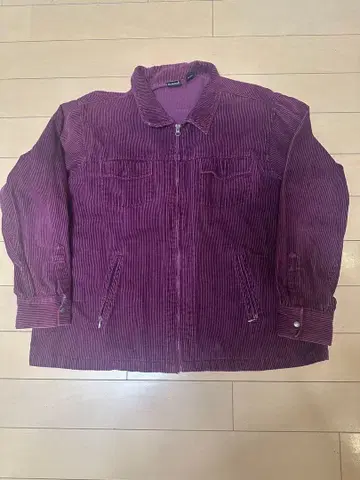 코듀로이 와인 레드 자켓