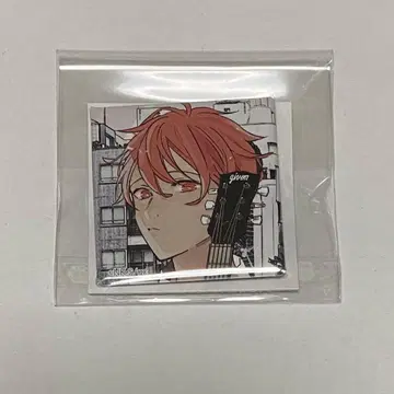 기븐 스퀘어 캔뱃지 사토 마후유 애니메이트 특전