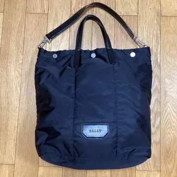 발리 토트백 숄더백 BALLY 나일론 소재 블랙