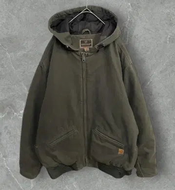 [ XL ] NORTHEAST 덕 워크 자켓 가죽 택 충전솜 퀼팅