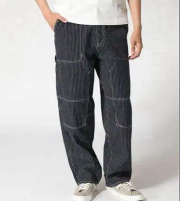 GAP 배기 카펜터 데님 29/30 스트라이프