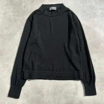 마가렛호웰 하이넥 니트 그린 24AW