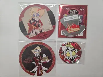 해즈빈 호텔 루시퍼 코스터 배지 아크릴 거울 스티커 4점