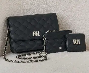 DD 로고 퀼팅 트래블 세트