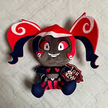 해즈빈 호텔에 오신 것을 환영합니다 앉은 봉제 인형 벨벳