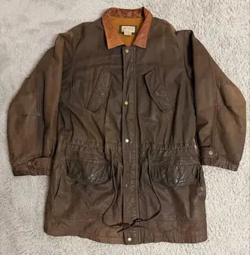 BANANA REPUBLIC 80s 브라운 가죽 자켓