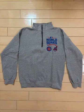 2016 월드 시리즈 GILDAN 길단 하프 지퍼 맨투맨 그레이