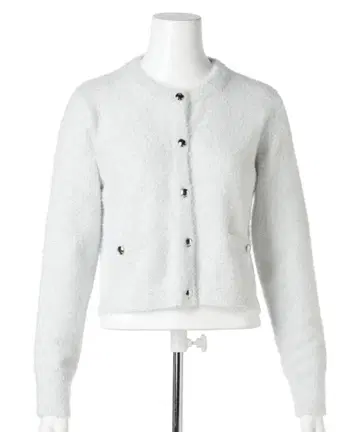 클리닝 완료 새상품급 컴팩트 라메 가디건 상의