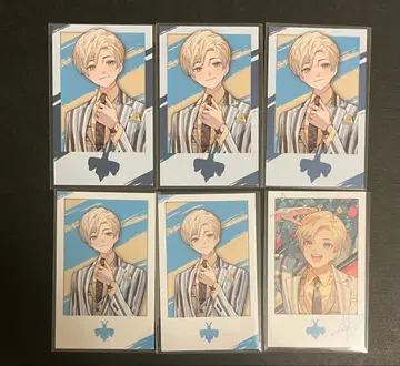 니지산지 히바치 마나 폴라로이드풍 카드 2주년