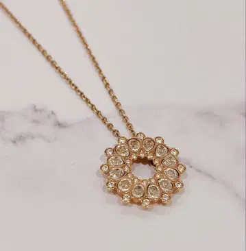 가격 인하 스와로브스키 목걸이 펜던트 골드 서클