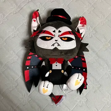 해즈빈 호텔에 오신 것을 환영합니다 앉은 봉제 인형 허스크