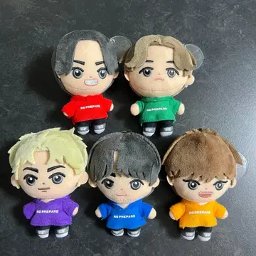 [새상품급] 코무돗토 논프리 봉제 인형 마스코트 5종 세트