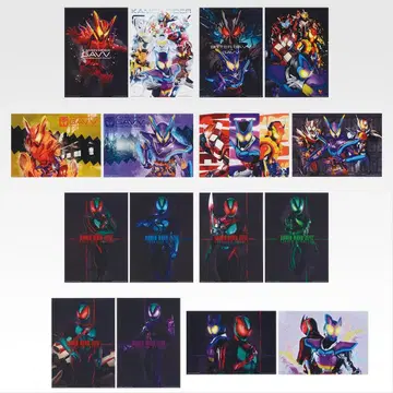 [ G상 클리어 포스터 세트 전 8종 세트 ] 제일복권 가면라이더