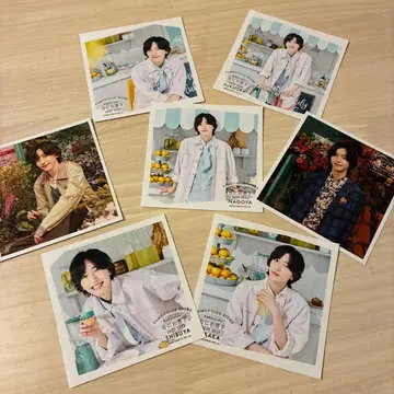 나니와단시 패밀리 클럽 앰버서더 정사각형 사진 미치에다 슌스케