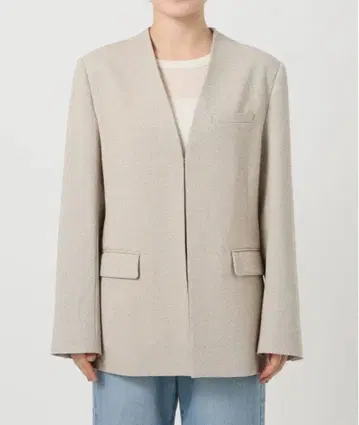 [ 2025SS ] IENA &NAVY 노카라 트위드 자켓