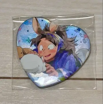 닌타마 란타로 달걀 찾기 하트 캔뱃지 타케야 하치자에몬