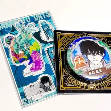 SAKAMOTO DAYS 세바 나츠키 벌스데이 캔뱃지 명장면 디오라마