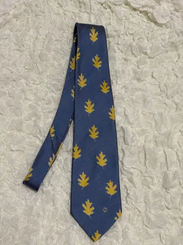dunhill 리프 실크 타이