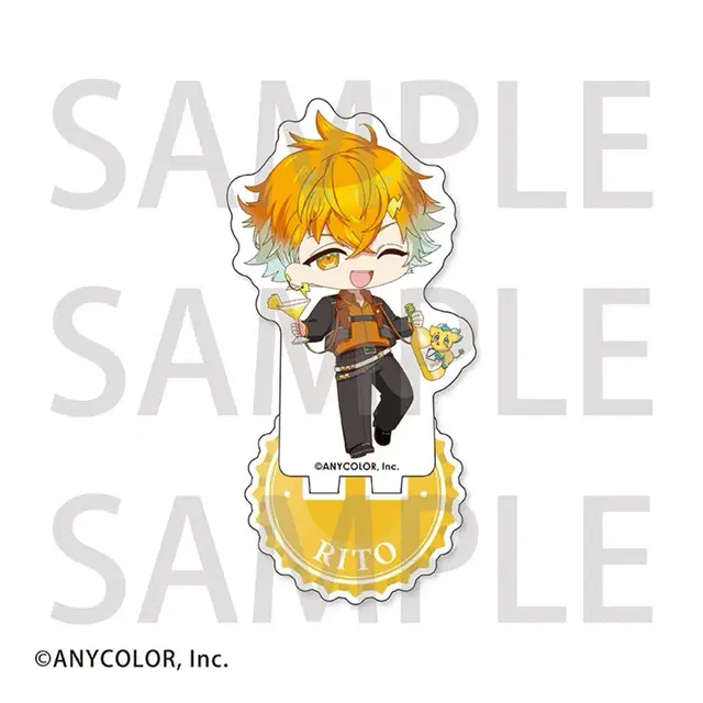 니지산지 애니메이트 카페 히로익 히어로바 우사미 리토 미니 아크릴 스탠드