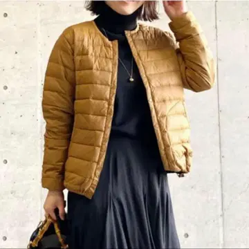 [새상품] OMNES 오므네스 이너 다운 자켓 사이즈 0 카멜