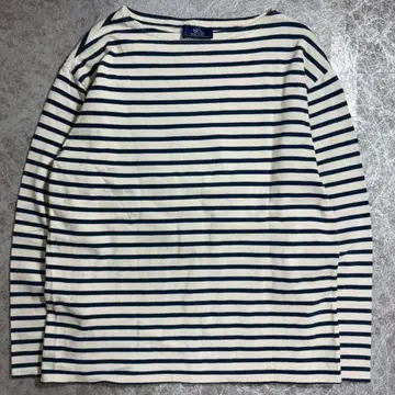 SAINT JAMES 웨쌍 보더 긴팔 티셔츠 L