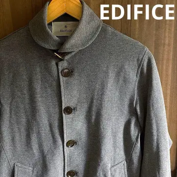 [ 귀여운 ] EDIFICE 코튼 혼방 라운드 칼라 피 코트