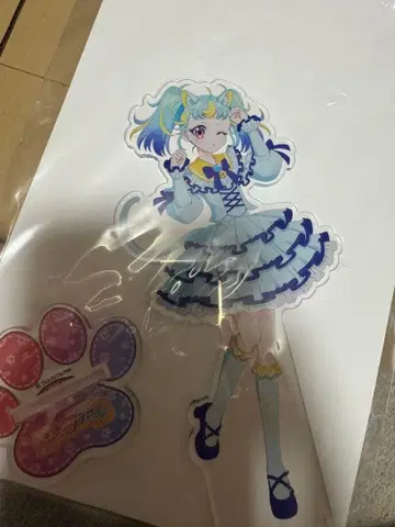 와차 프리매직! 애니멀 파티! 최애 복권 먀무 BIG 아크릴 스탠드