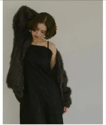 NOTRE emor / 노틀에모아 볼륨 레이디 샤기 가디건